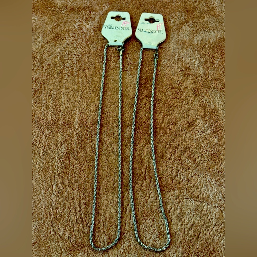 Unisex Stainless Steel Rope Chains